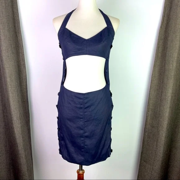 knee length dresses for ladies Fendi Brown Logo Mini Dress main image 0